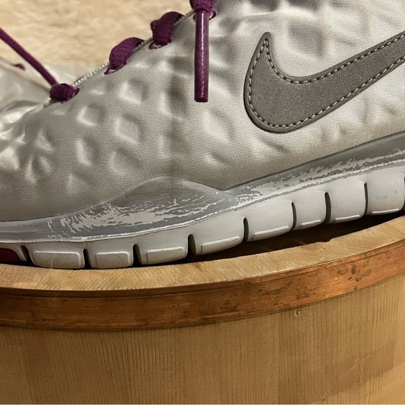 Nike Training TR Fit Running Shoes Silver & Purple Size 8.5 - Picture 8 of 10